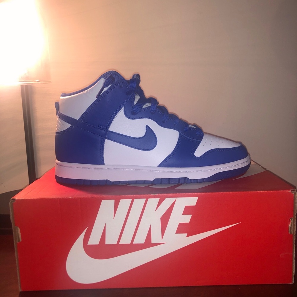 Nike Dunk High Game Royal, Mens size 9.5